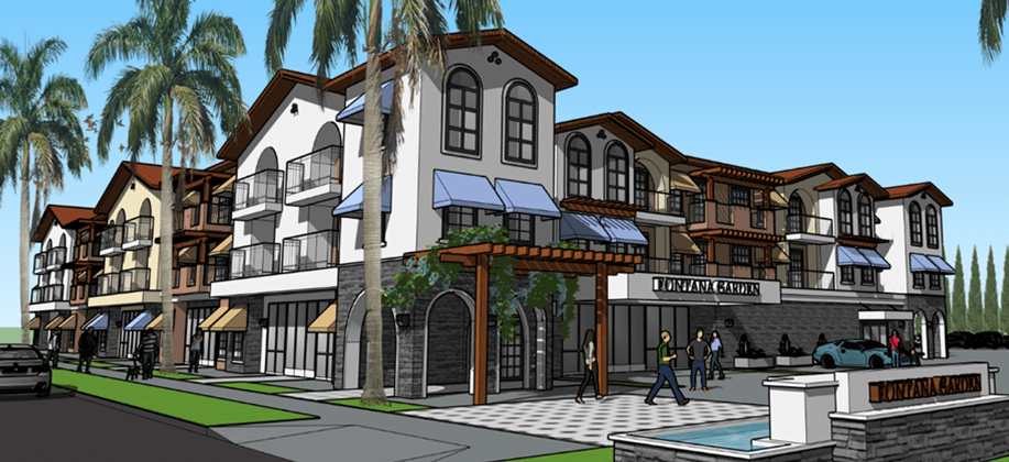 Fontana Gardens Senior Housing Rendering