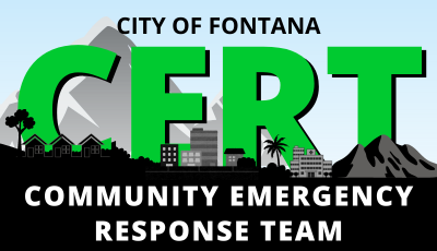 Image of the City of Fontana CERT logo