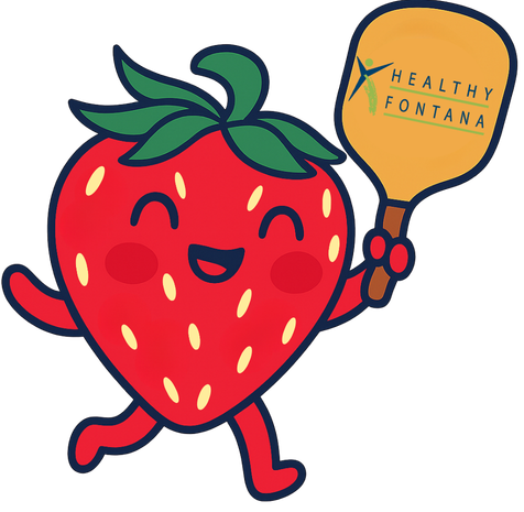 Strawberry Pickleball sticker